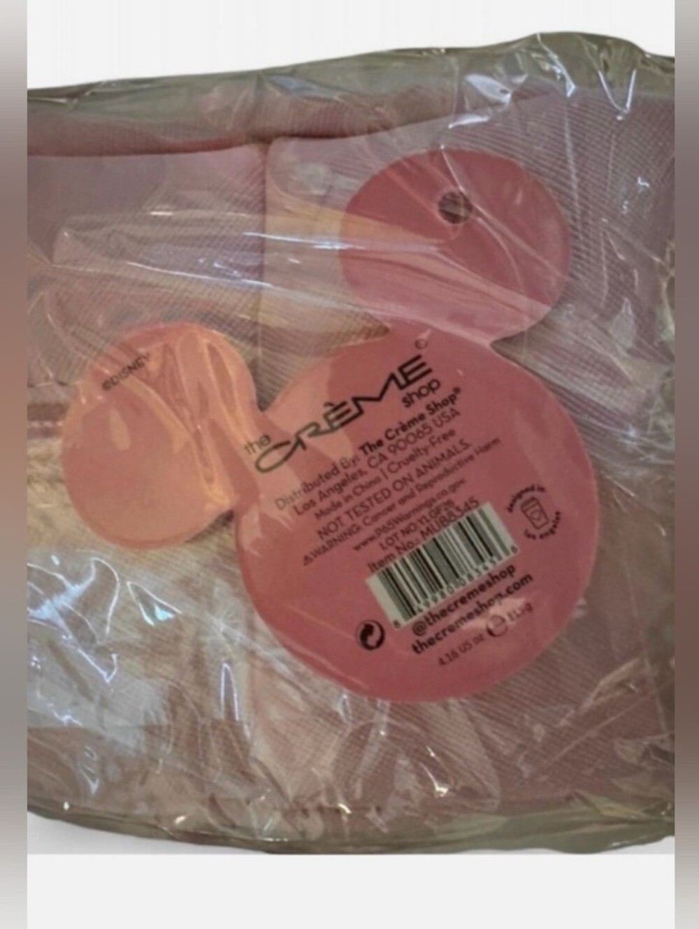 The Crème Shop x Disney Minnie Mouse Pink Cosmetic Bag NWT - Picture 3 of 3